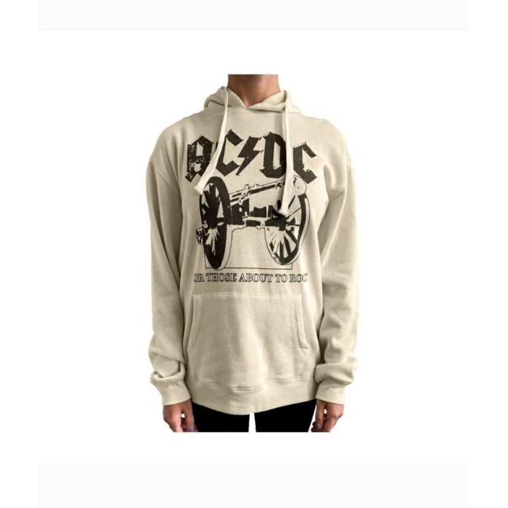 AC DC Ivory Sweatshirt XS  men's or women's FREEZE NEW YORK